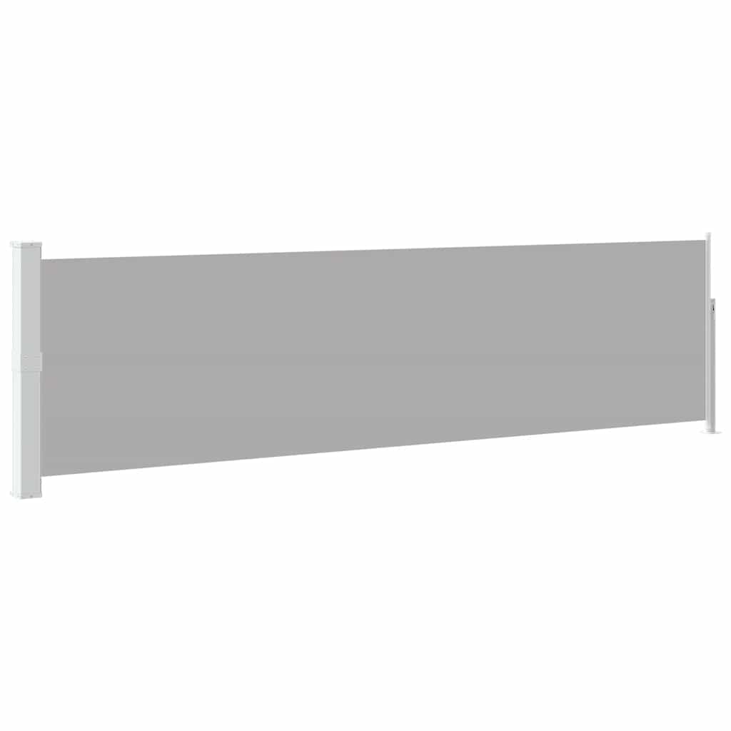 Écran de jardin vidaxl extensible 140x500 cm gris