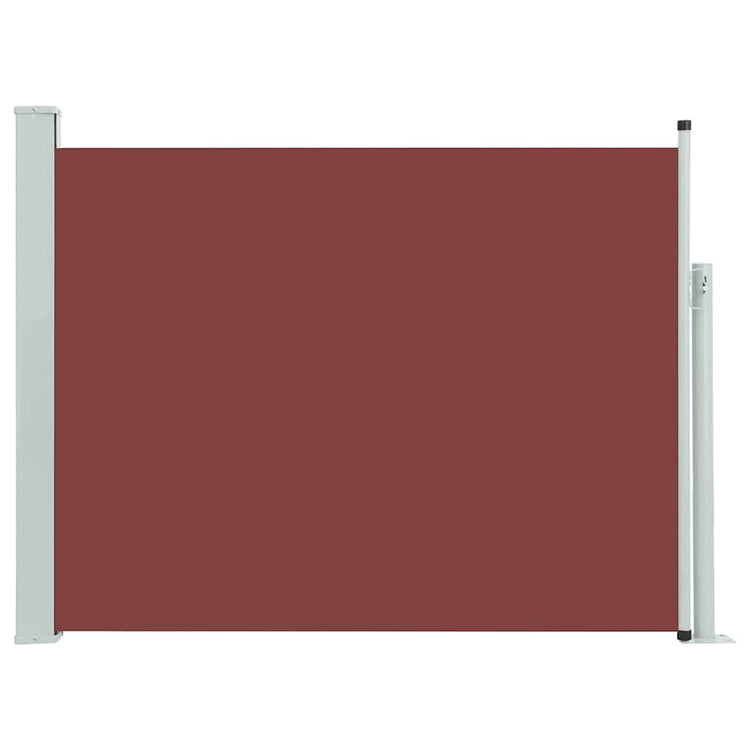 Écran de jardin vidaxl extensible 140x500 cm brun