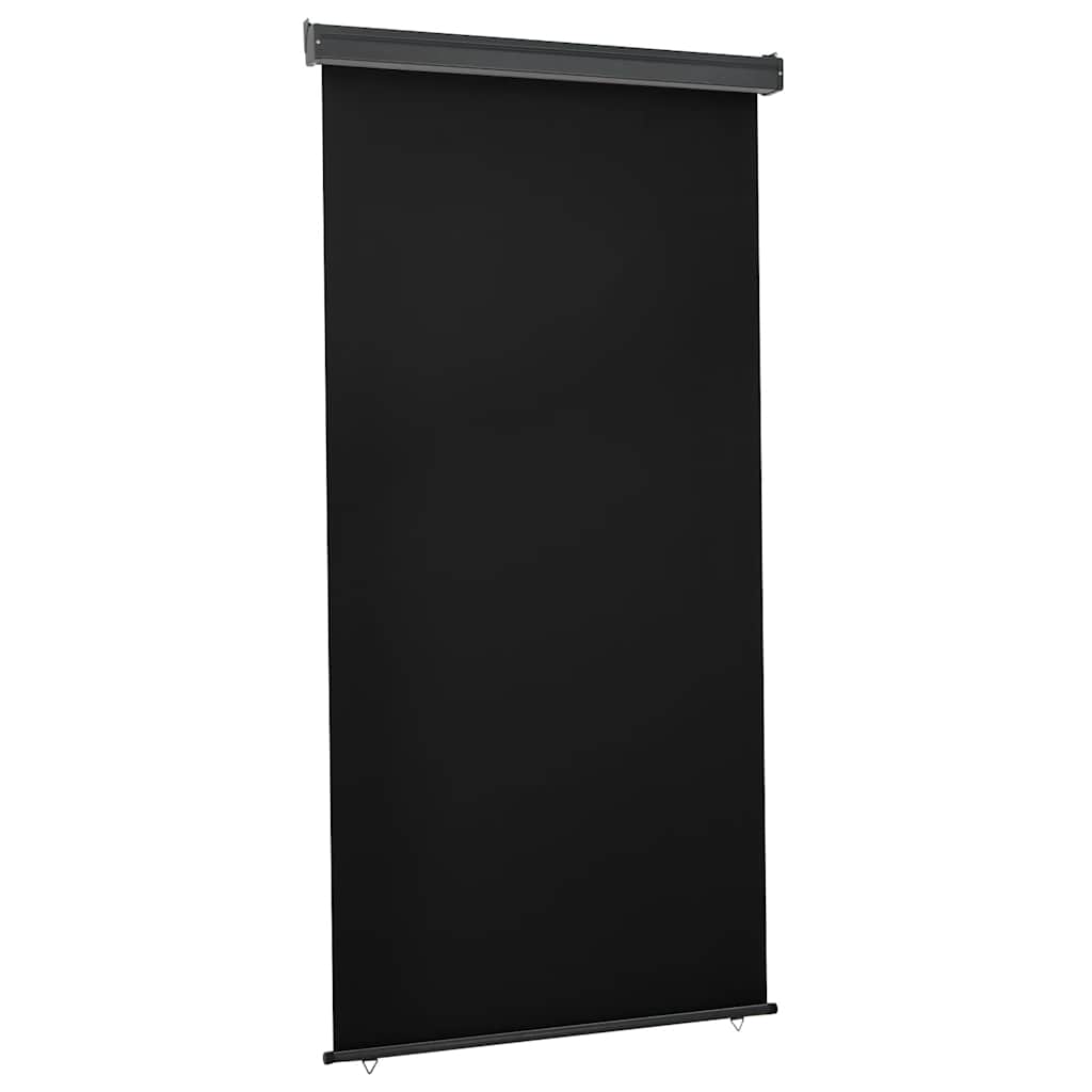 Paravent de balcon VidaXL 125x250 cm noir