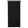 Paravent de balcon VidaXL 125x250 cm noir