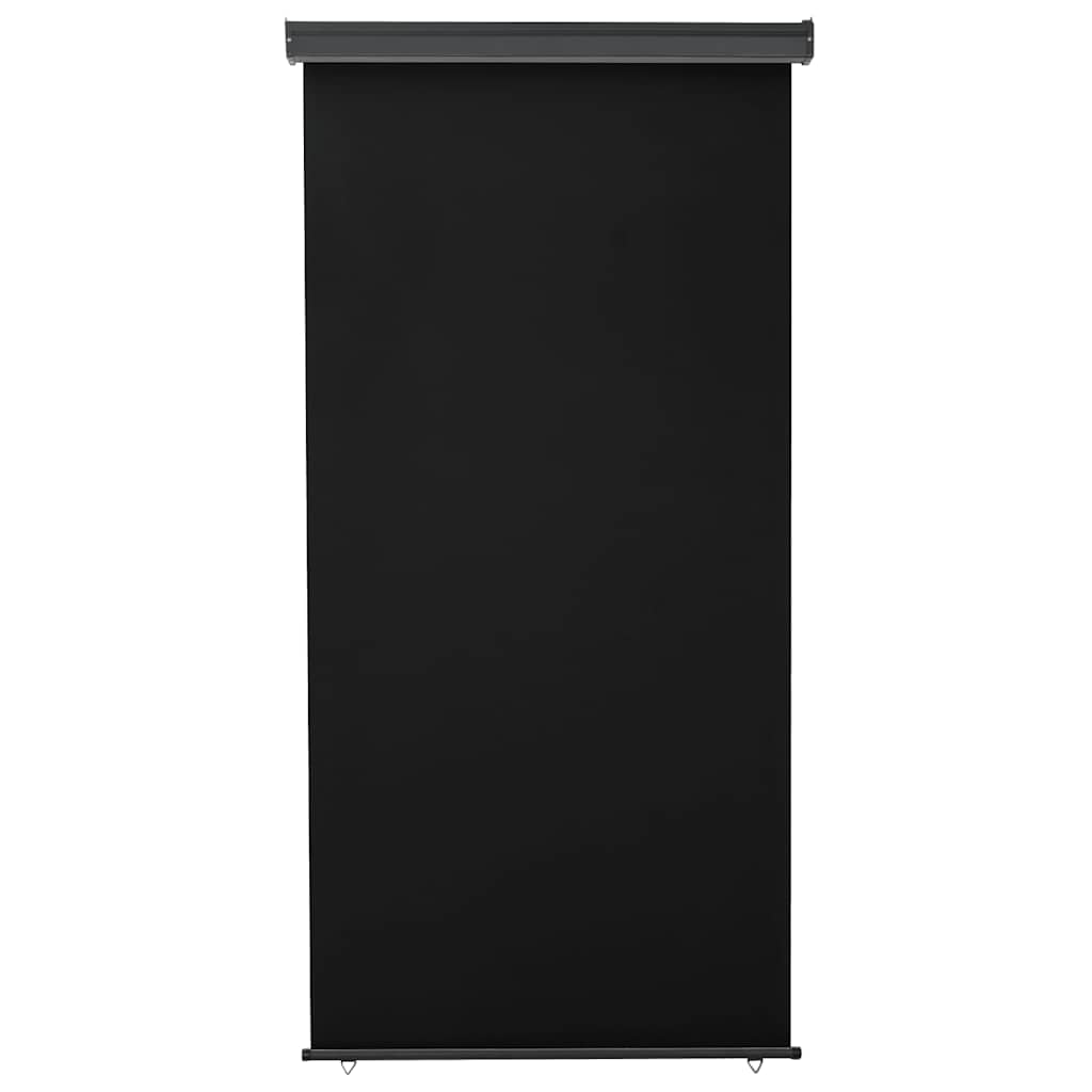 Paravent de balcon VidaXL 125x250 cm noir