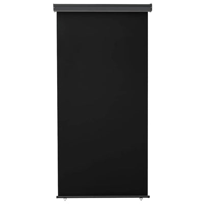 Paravent de balcon VidaXL 125x250 cm noir