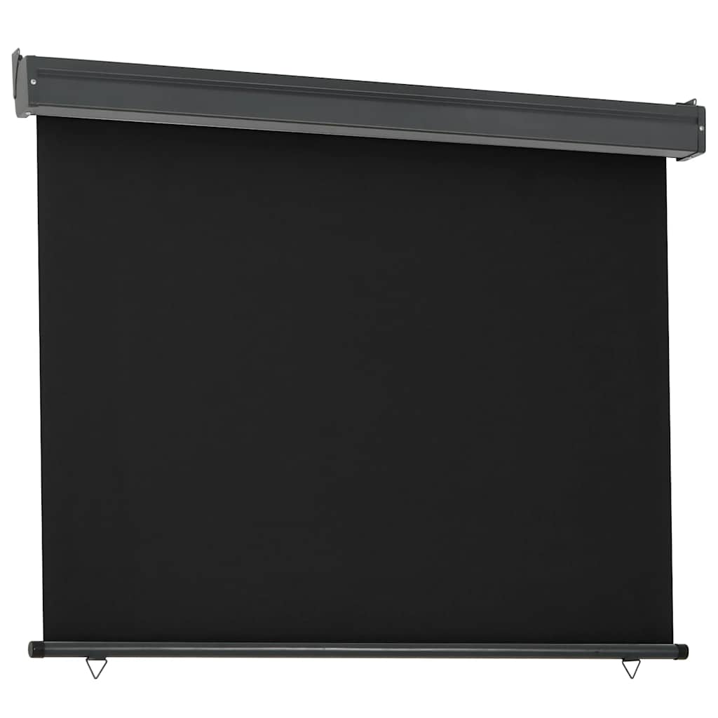 Paravent de balcon VidaXL 125x250 cm noir