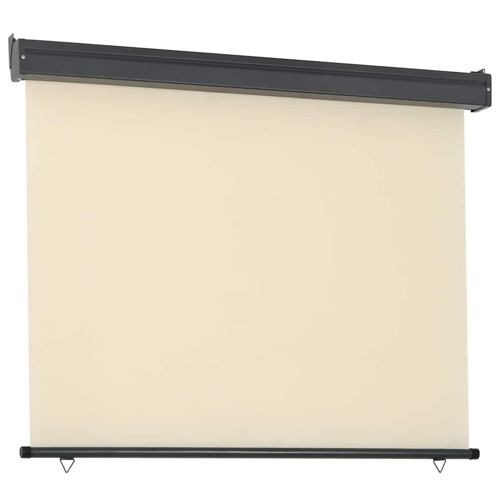 Paravent de balcon Vidaxx 125x250 cm couleur crème