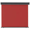 VidaXL paravent de balcon 125x250 cm rouge