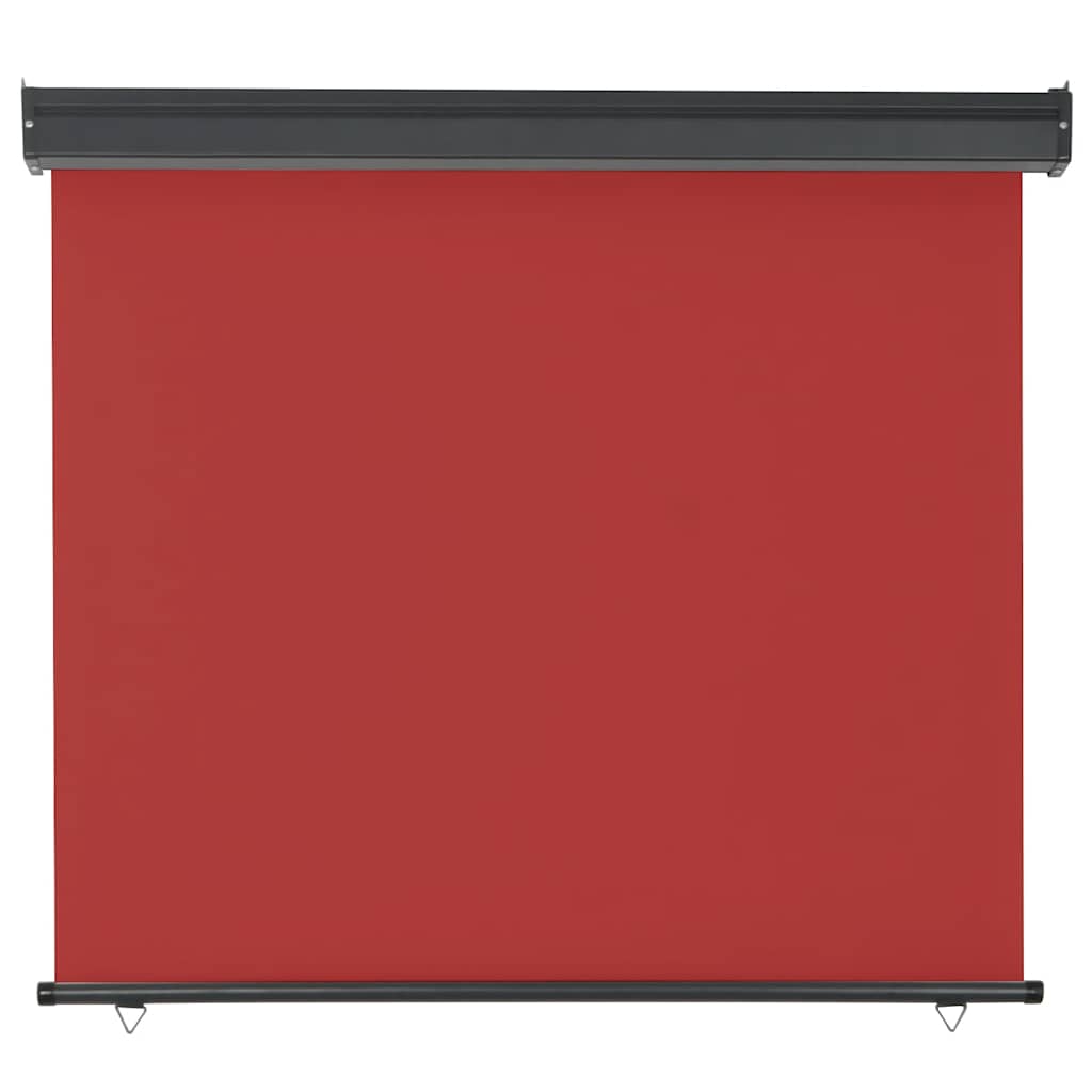 VidaXL paravent de balcon 125x250 cm rouge