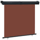 Écran de balcon Vidaxl 165x250 cm brun