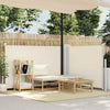 Pare-brise Vidaxl extensible 100x600 cm crème