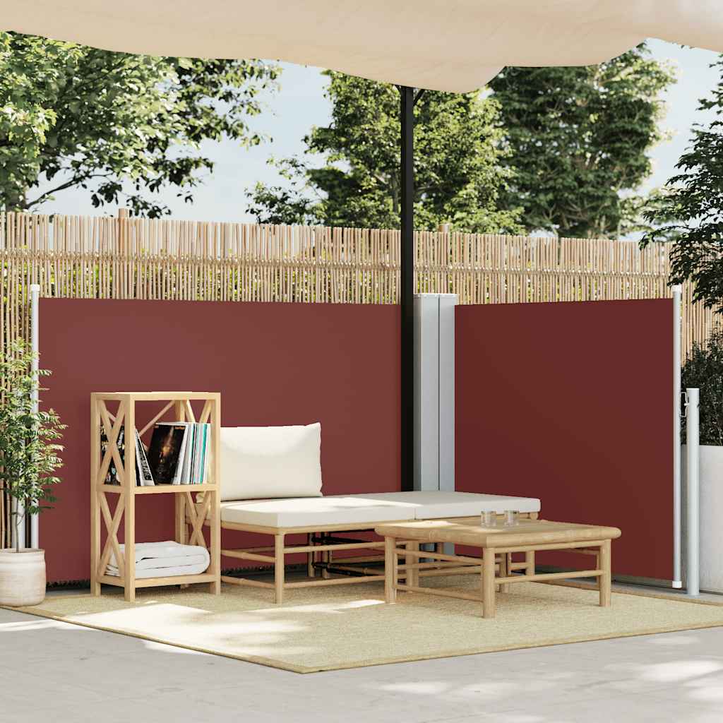 Pare-brise Vidaxl extensible 100x600 cm brun
