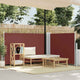 Pare-brise Vidaxl extensible 100x600 cm brun