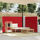 Pare-brise vidaxl extensible 100x600 cm rouge