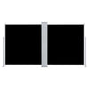 Pare-brise Vidaxl extensible 120x600 cm noir