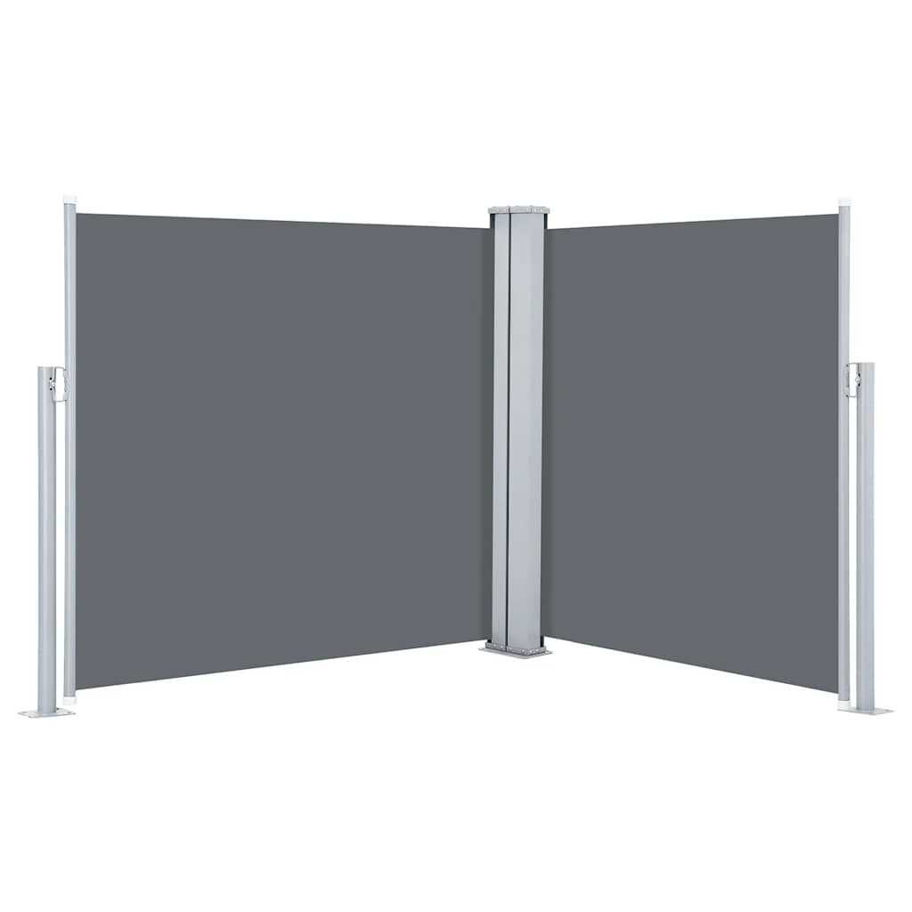 Pare-brise Vidaxl extensible 120x600 cm anthracite