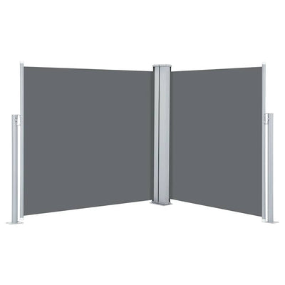 Pare-brise Vidaxl extensible 120x600 cm anthracite