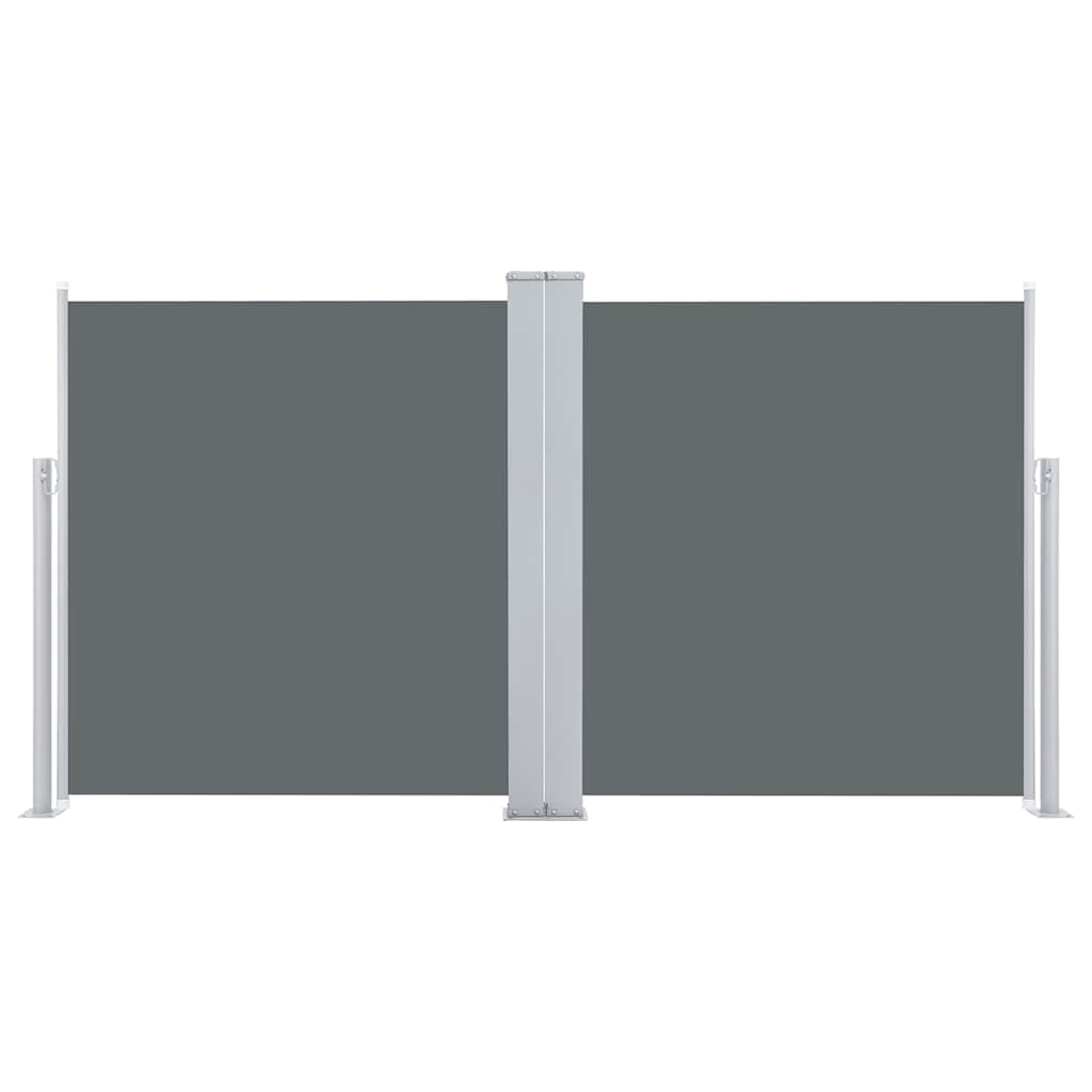 Pare-brise Vidaxl extensible 120x600 cm anthracite