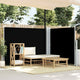 Pare-brise Vidaxl extensible 140x600 cm noir