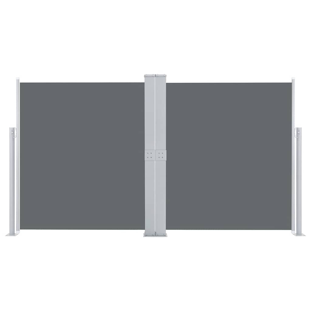 Pare-brise Vidaxl extensible 140x600 cm anthracite