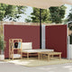 Pare-brise Vidaxl extensible 140x600 cm brun