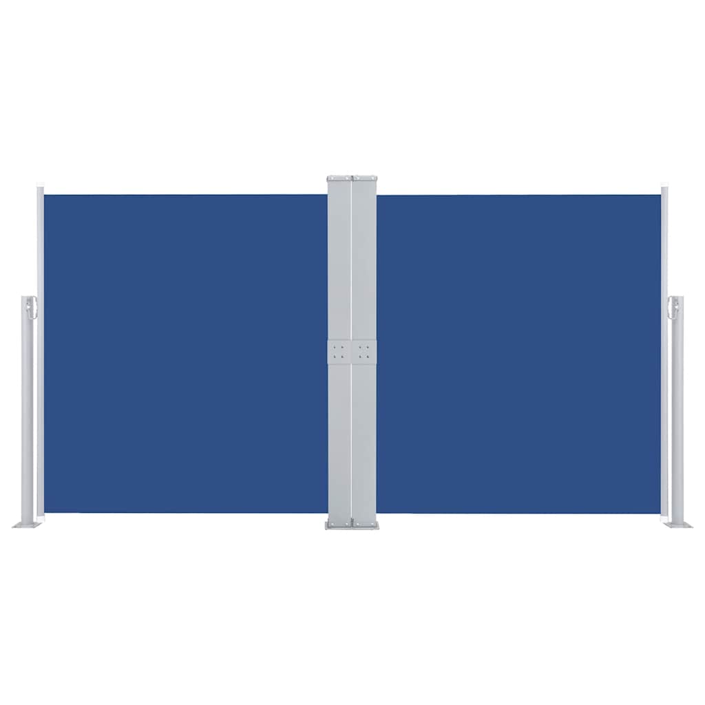 Pare-brise Vidaxl extensible 140x600 cm bleu