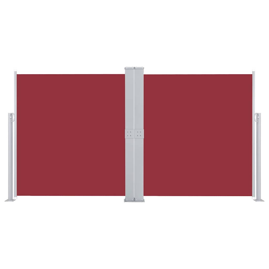 Pare-brise Vidaxl extensible 140x600 cm rouge