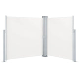 Écran de jardin vidaxl extensible double 170x600 cm crème - afbeelding 2