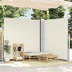 Écran de jardin vidaxl extensible double 170x600 cm crème