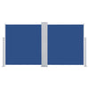 Pare-brise Vidaxl extensible 170x600 cm bleu