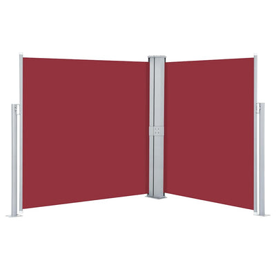 Pare-brise Vidaxl extensible 170x600 cm rouge