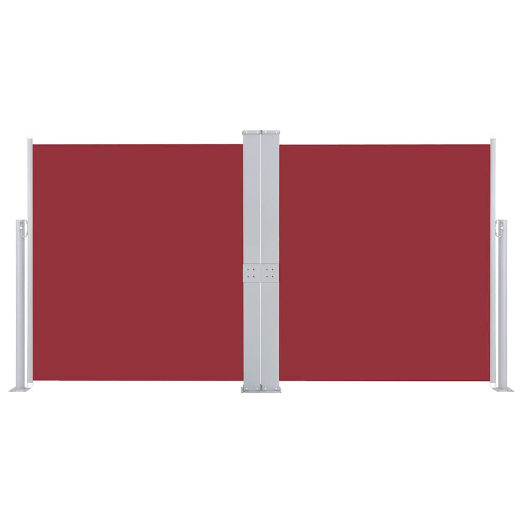Pare-brise Vidaxl extensible 170x600 cm rouge