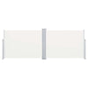 En pare-brise Vidaxl extensible 120x1000 cm crème