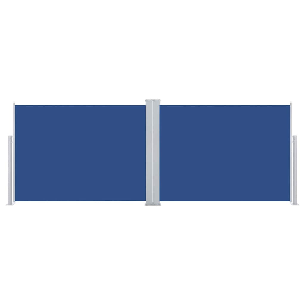 Pare-brise Vidaxl extensible 120x1000 cm bleu