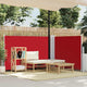 Pare-brise Vidaxl extensible 120x1000 cm rouge