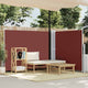 Pare-brise Vidaxl extensible 140x1000 cm brun