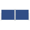 Pare-brise Vidaxl extensible 140x1000 cm bleu
