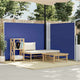 Pare-brise Vidaxl extensible 140x1000 cm bleu
