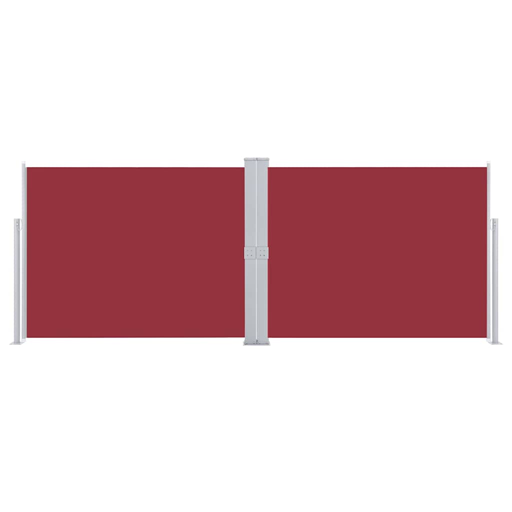 Pare-brise Vidaxl extensible 140x1000 cm rouge
