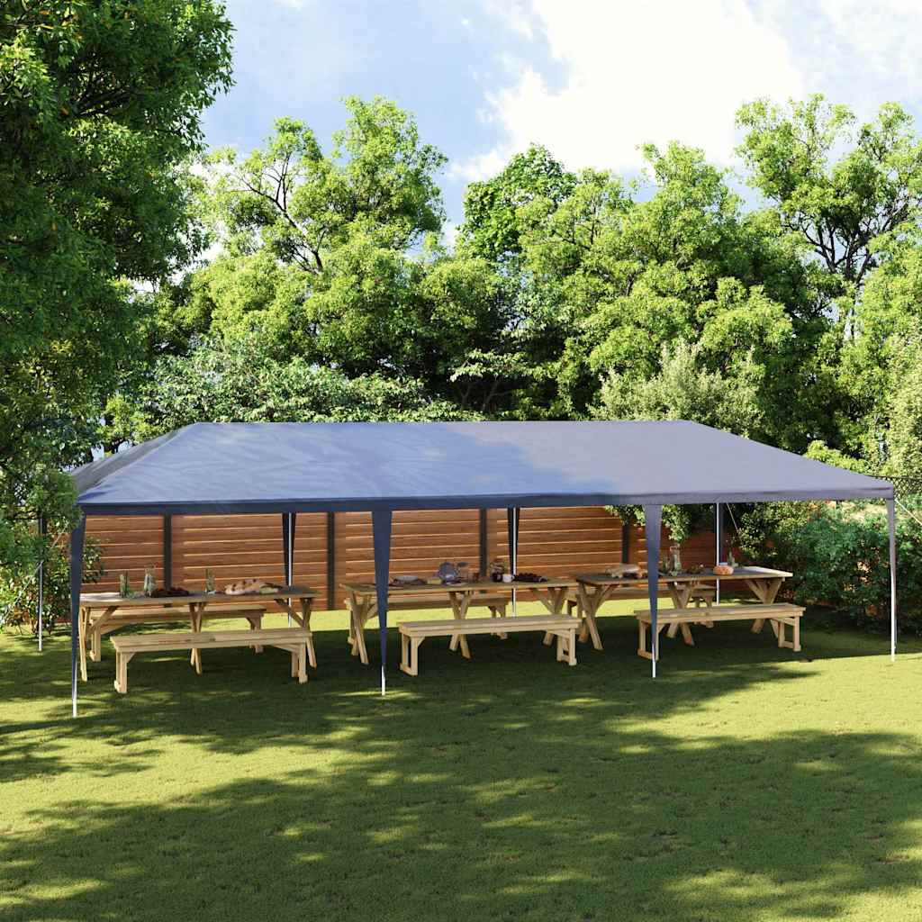 Tente de fête VidaXL 4x9 m bleue