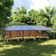 Tente de fête VidaXL 4x9 m bleue