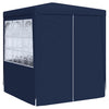 Tente de fête vidaxl avec murs latéraux professionnels 90 g m² 2x2 m bleu