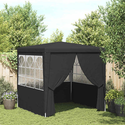 Tente de fête Vidaxl avec murs professionnels 90 g m² 2,5x2,5 m anthracite