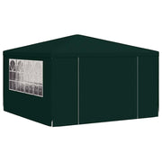 Tente de fête Vidaxl avec murs latéraux professionnels 90 g m² 4x4 m vert - afbeelding 3