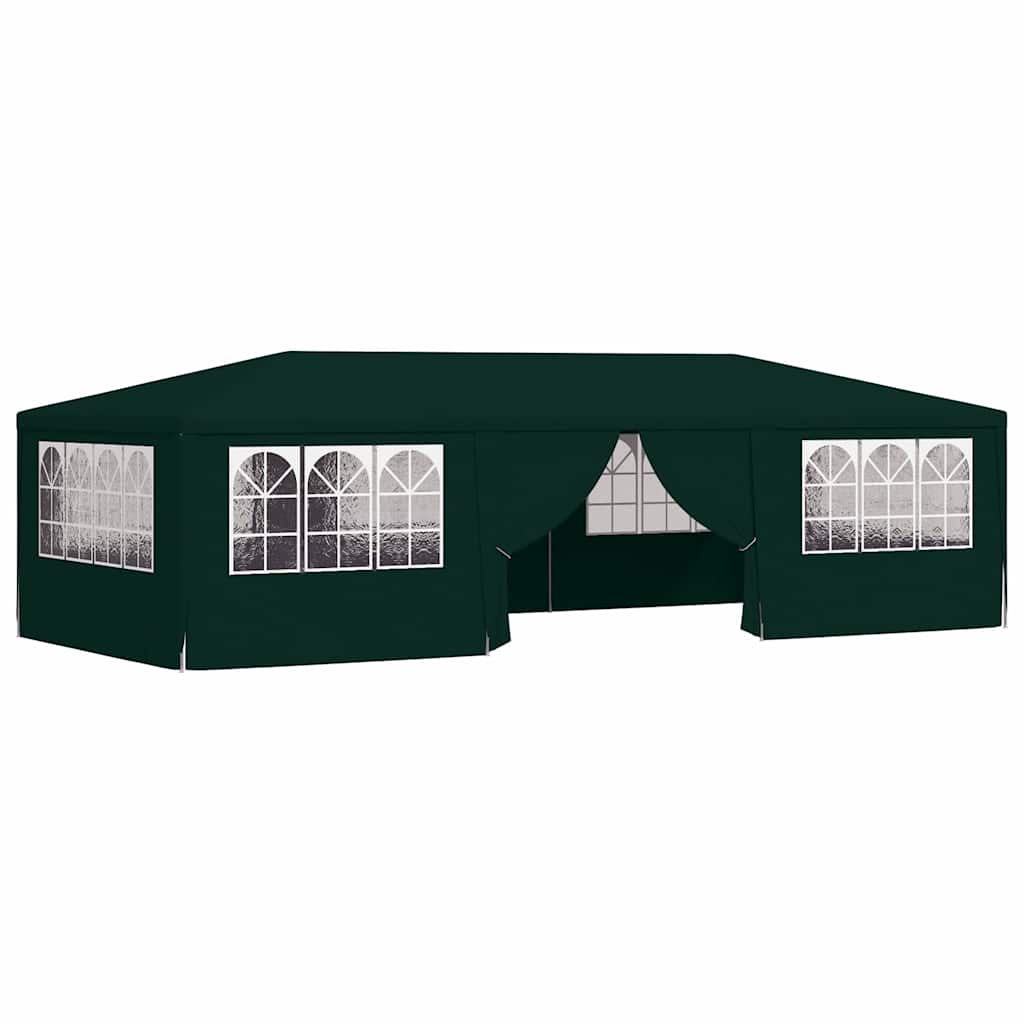 Vidaxl Party Tente avec murs latéraux professionnels 90 g m² 4x9 m vert