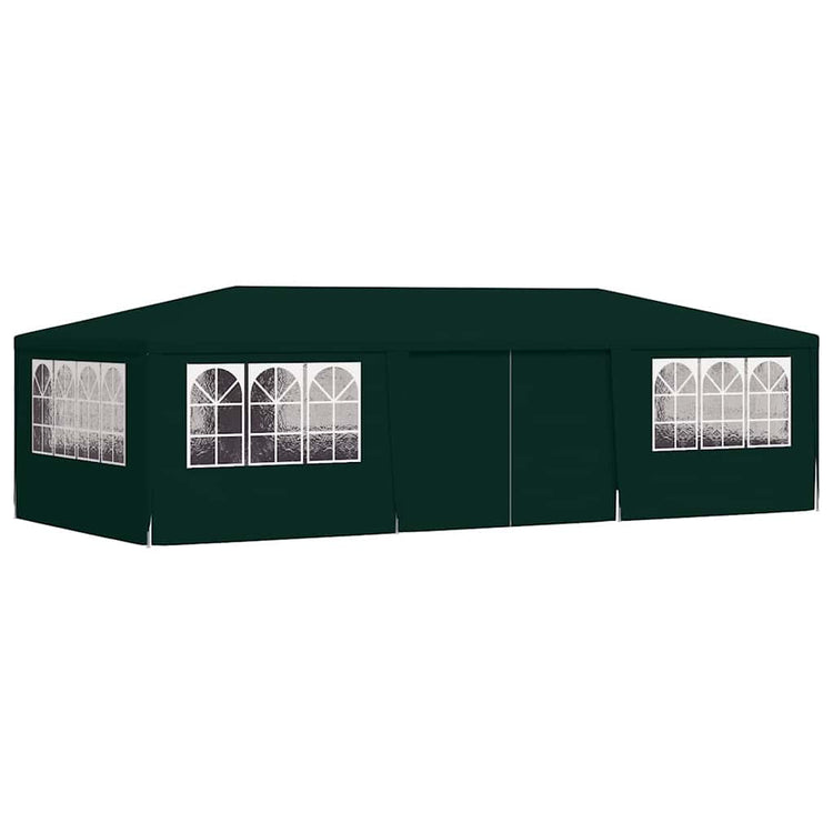Vidaxl Party Tente avec murs latéraux professionnels 90 g m² 4x9 m vert