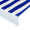 Vidaxl Laifeldoek 400x300 cm toile bleu et blanc