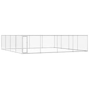 Vidaxl Dog Kennel pour l'extérieur de 760x760x185 cm en acier galvanisé - afbeelding 1