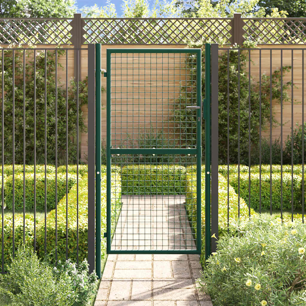 Vidaxl Port 100x175 cm en acier vert
