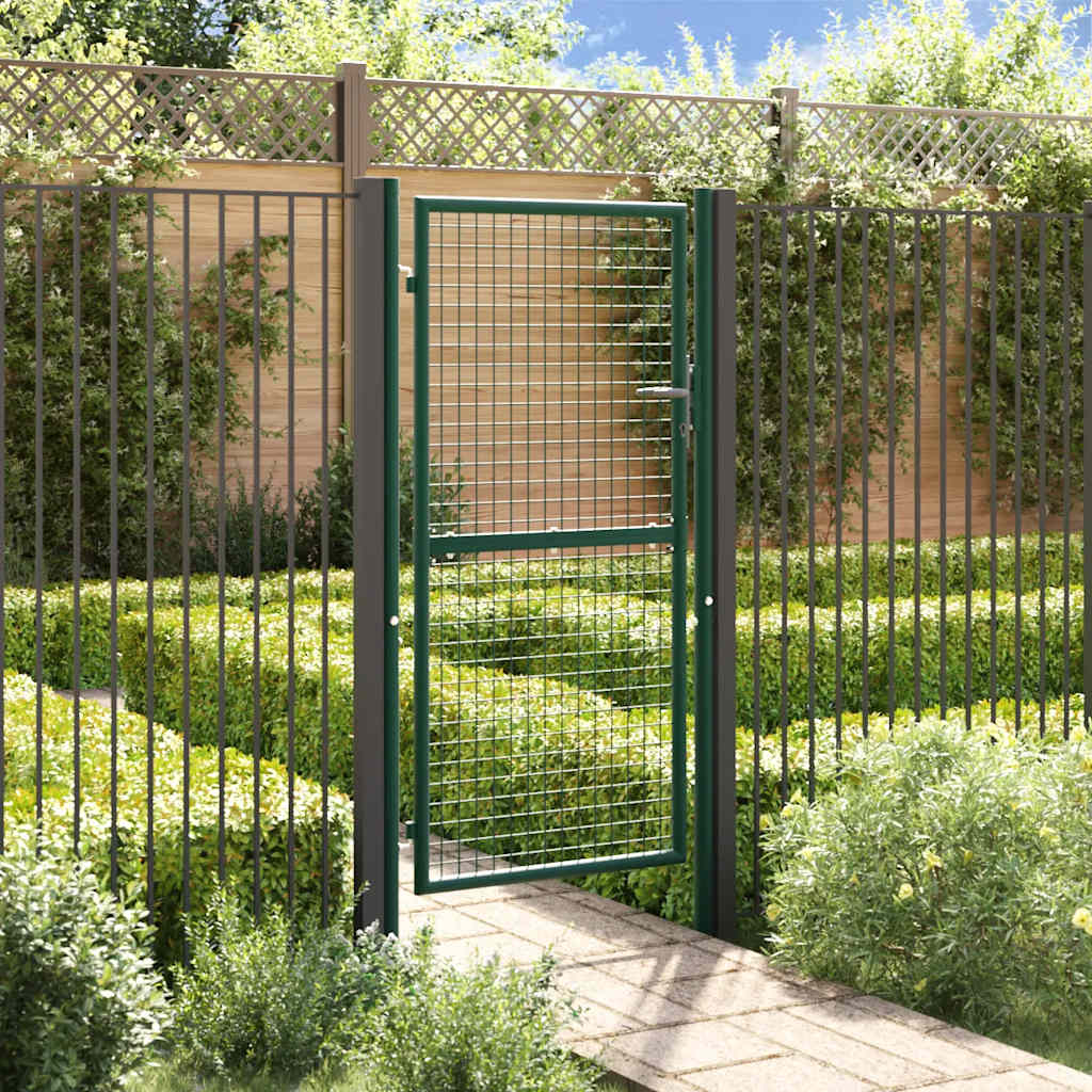 Vidaxl Port 100x175 cm en acier vert