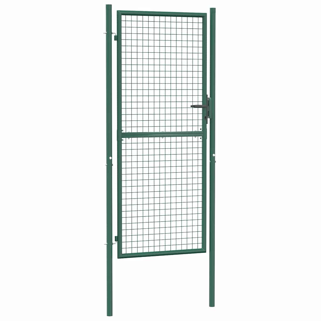Vidaxl Port 100x200 cm en acier vert