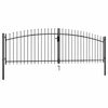 Vidaxl Hek Port Double Porte avec Spears Top 400x200 cm