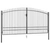 Vidaxl Hek Port Double Porte avec Spears Top 400x248 CM
